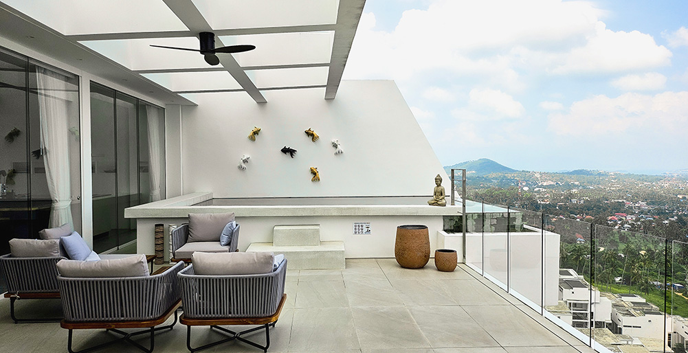 Golden Lotus - The Purity Villa - Private terrace and pool